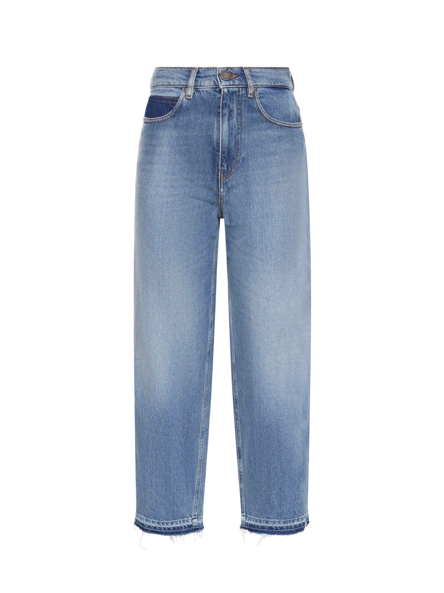 Jeans balloon fit con scoloriture 103857 A341PJF PINKO 