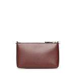 Pochette piatta in pelle con logo Love Birds 104277 A0F1R49Q PINKO 