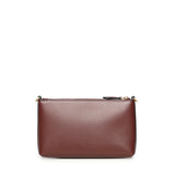 Pochette piatta in pelle con logo Love Birds 104277 A0F1R49Q PINKO 