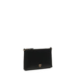 Pochette piatta in pelle con logo Love Birds 104277 A0F1Z99Q PINKO 
