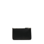 Pochette piatta in pelle con logo Love Birds 104277 A0F1Z99Q PINKO 
