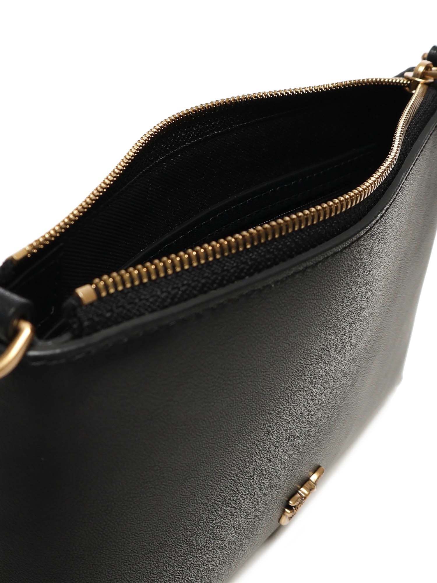 Pochette piatta in pelle con logo Love Birds 104277 A0F1Z99Q PINKO 