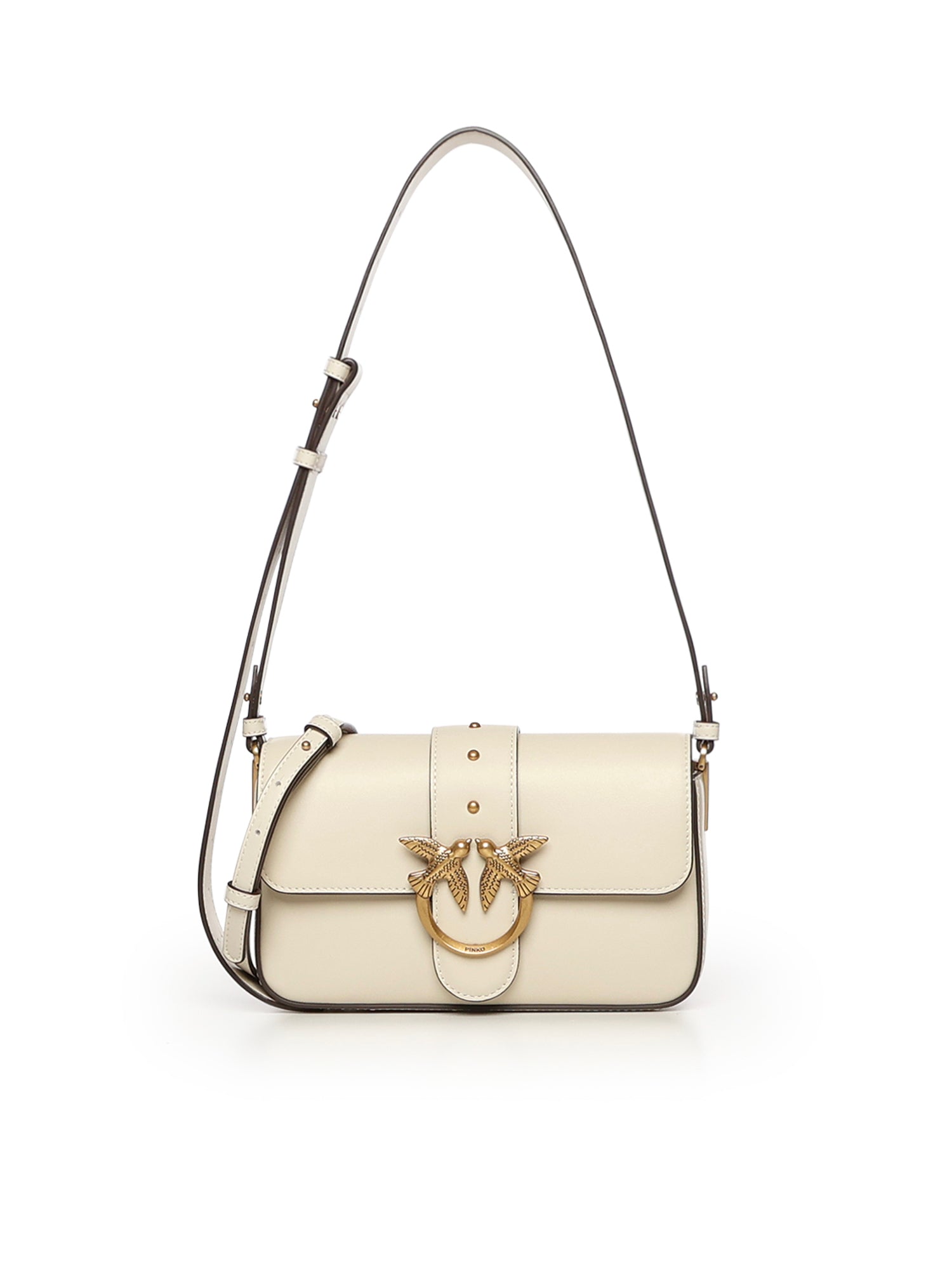 Borsa a spalla Mini Love Bag in pelle 104340 A0QOZ14Q PINKO 
