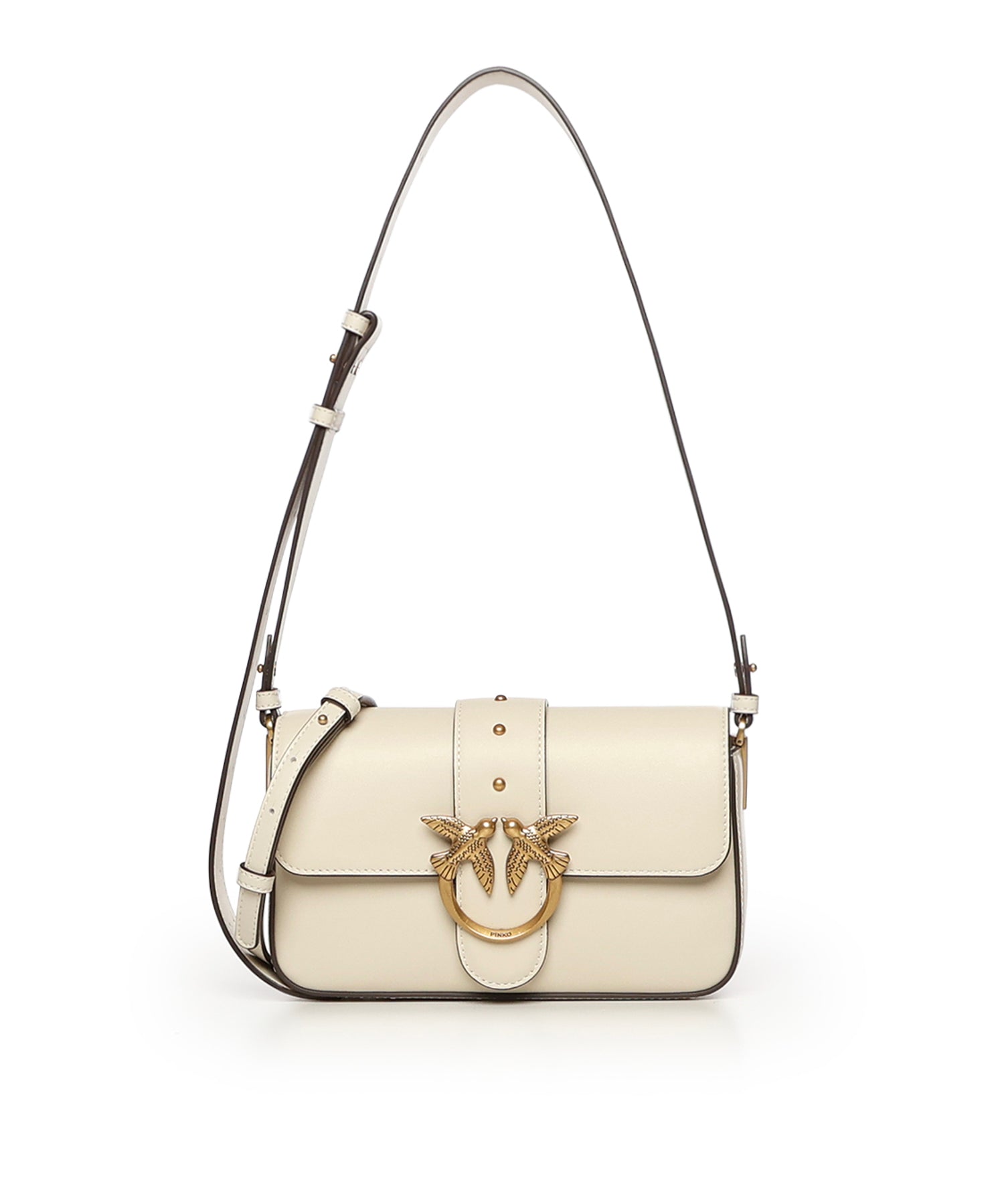 Borsa a spalla Mini Love Bag in pelle 104340 A0QOZ14Q PINKO 