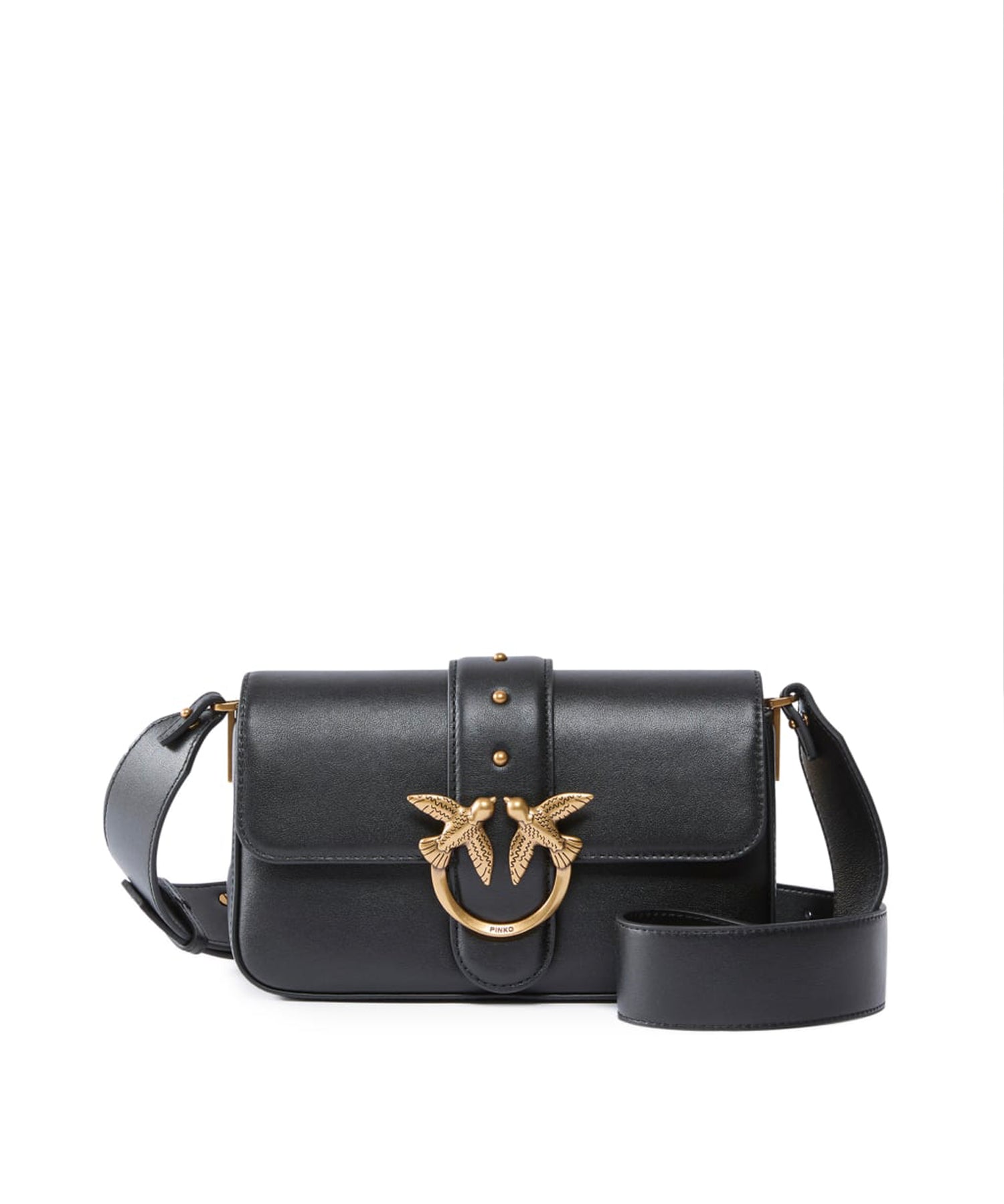 Borsa a spalla Mini Love Bag in pelle 104340 A0QOZ99Q PINKO 