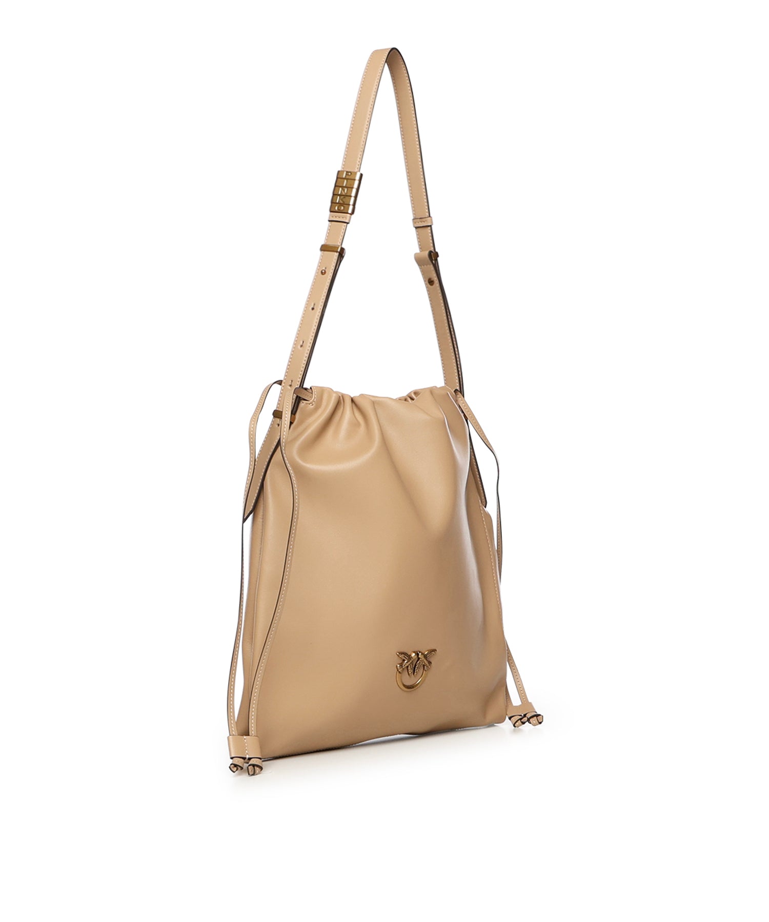 Borsa a spalla con logo 104359 A0QOC94Q PINKO 