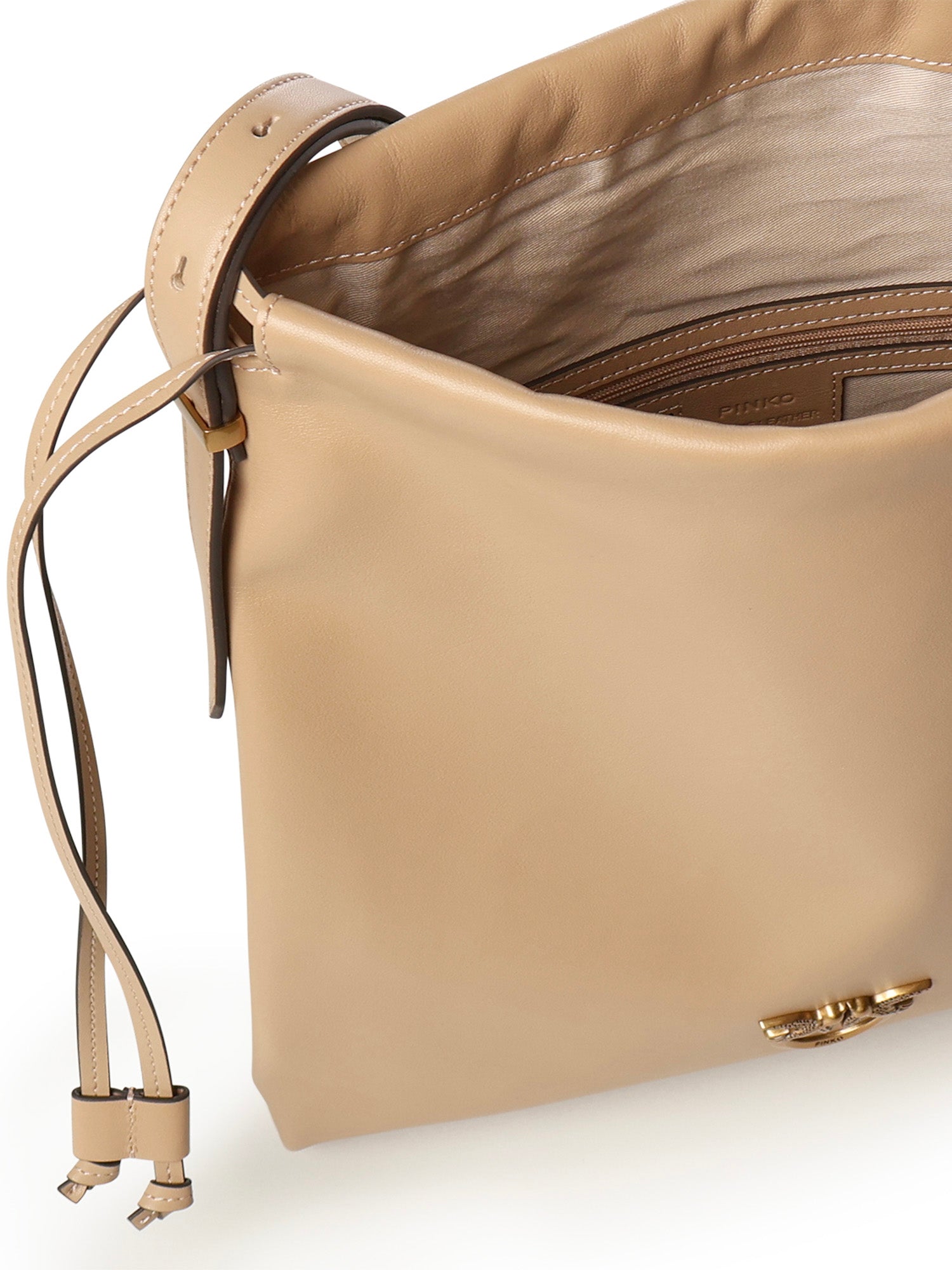 Borsa a spalla con logo 104359 A0QOC94Q PINKO 