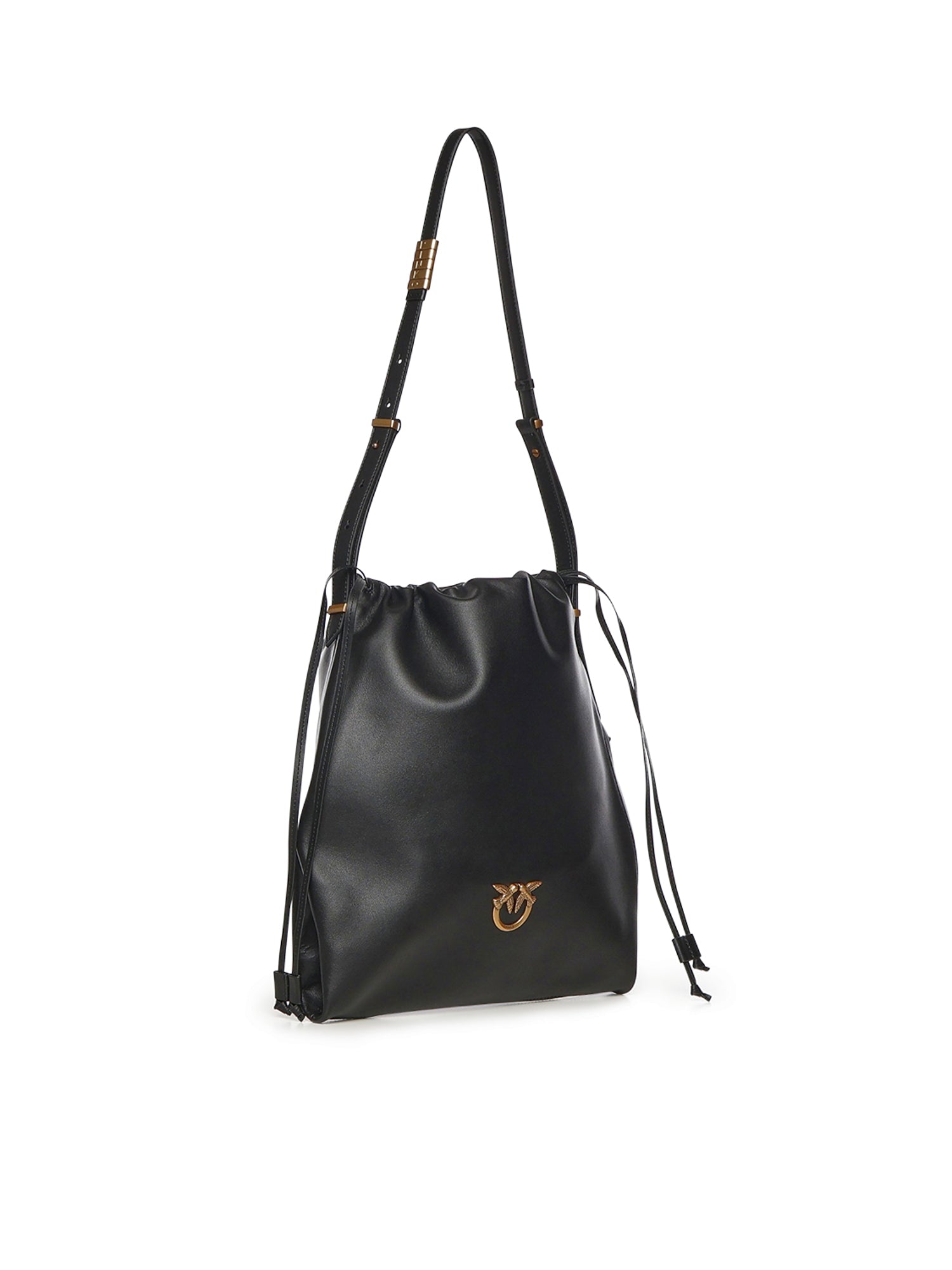 Borsa a spalla con logo 104359 A0QOZ99Q PINKO 