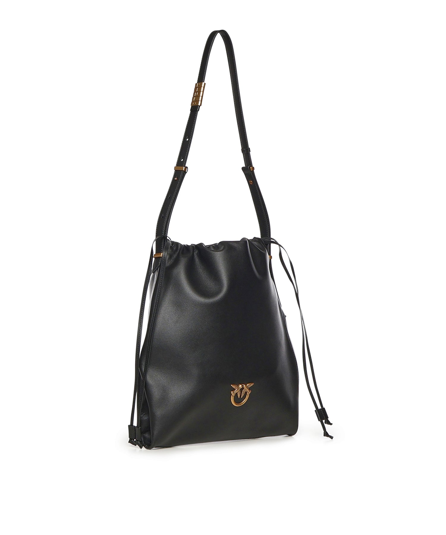 Borsa a spalla con logo 104359 A0QOZ99Q PINKO 