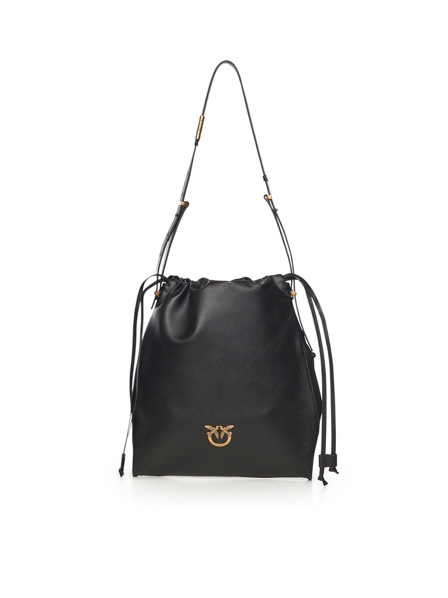 Borsa a spalla con logo 104359 A0QOZ99Q PINKO 