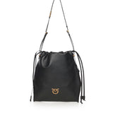 Borsa a spalla con logo 104359 A0QOZ99Q PINKO 