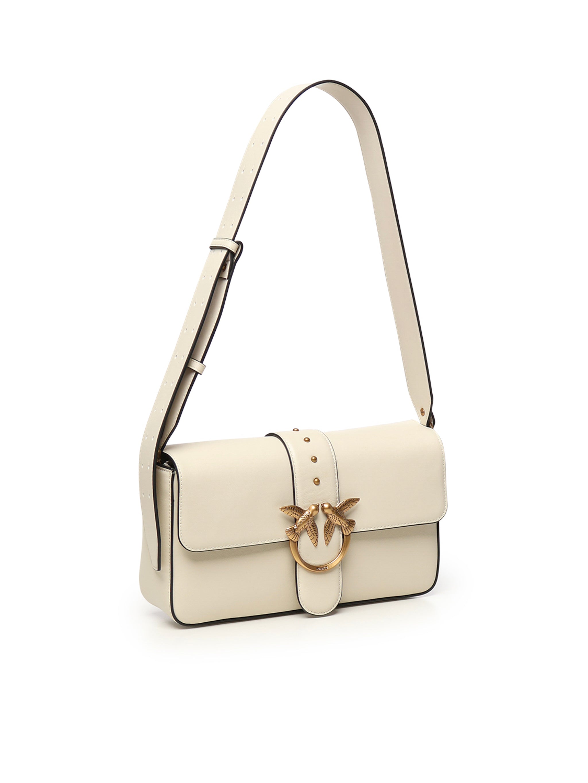 Borsa media a spalla Love Bag in pelle 104524 A0QOZ14Q PINKO 