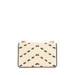 Borsa Mini Love Bag One Light in rafia e pelle 104550 A1RLHZ3Q PINKO 