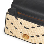 Borsa Mini Love Bag One Light in rafia e pelle 104550 A1RLHZ3Q PINKO 