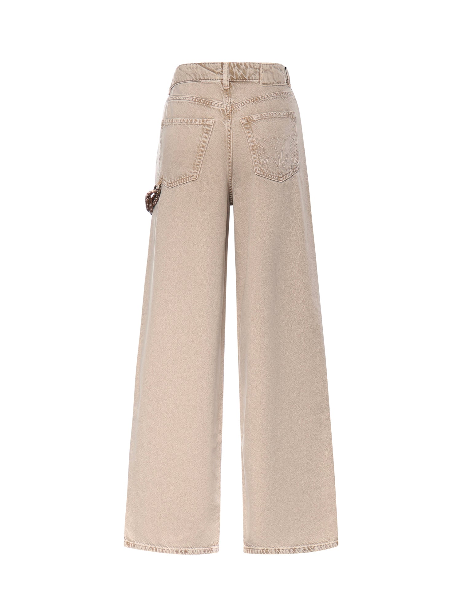 Jeans con corda gioiello 104601 A33RC88 PINKO 