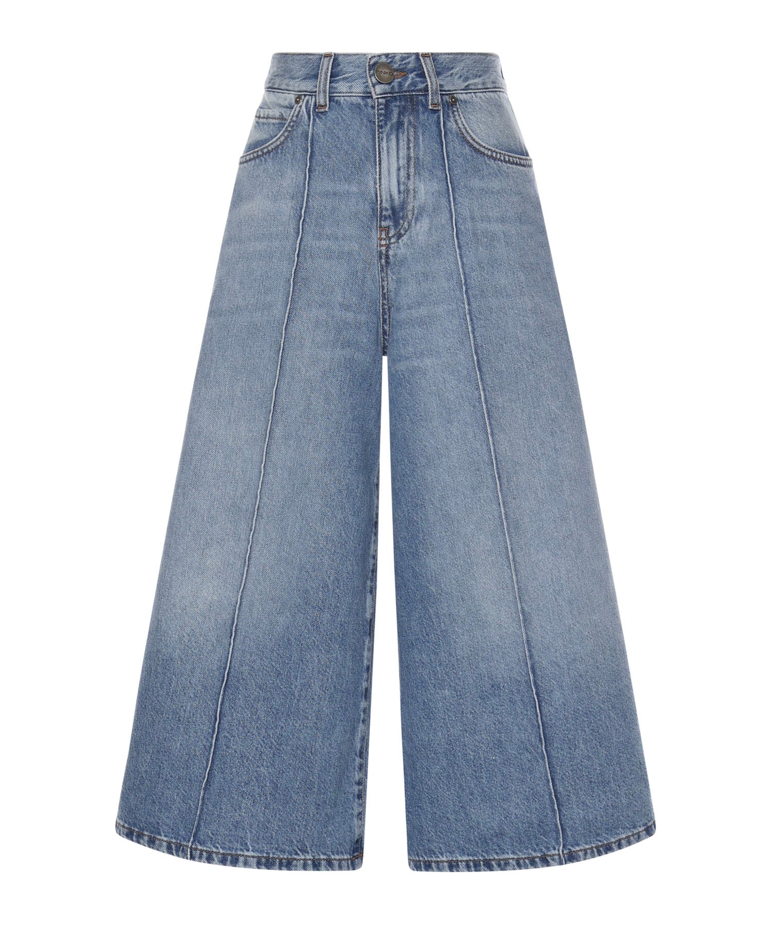 Bermuda wide leg in denim 104646 A32QPJD PINKO 