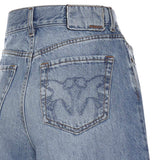 Bermuda wide leg in denim 104646 A32QPJD PINKO 