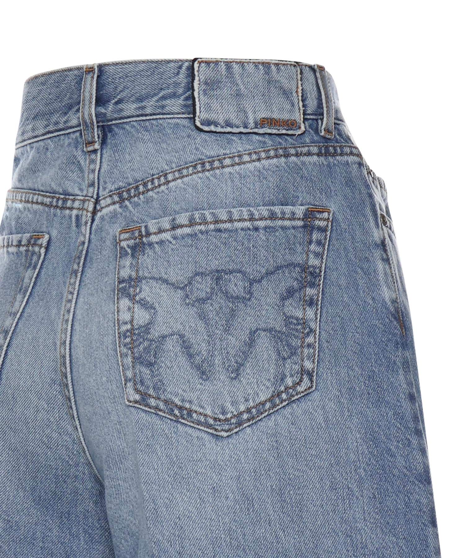 Bermuda wide leg in denim 104646 A32QPJD PINKO 