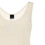 Top a canotta in seta sand wash 104670 A2T7C00 PINKO 