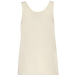 Top a canotta in seta sand wash 104670 A2T7C00 PINKO 