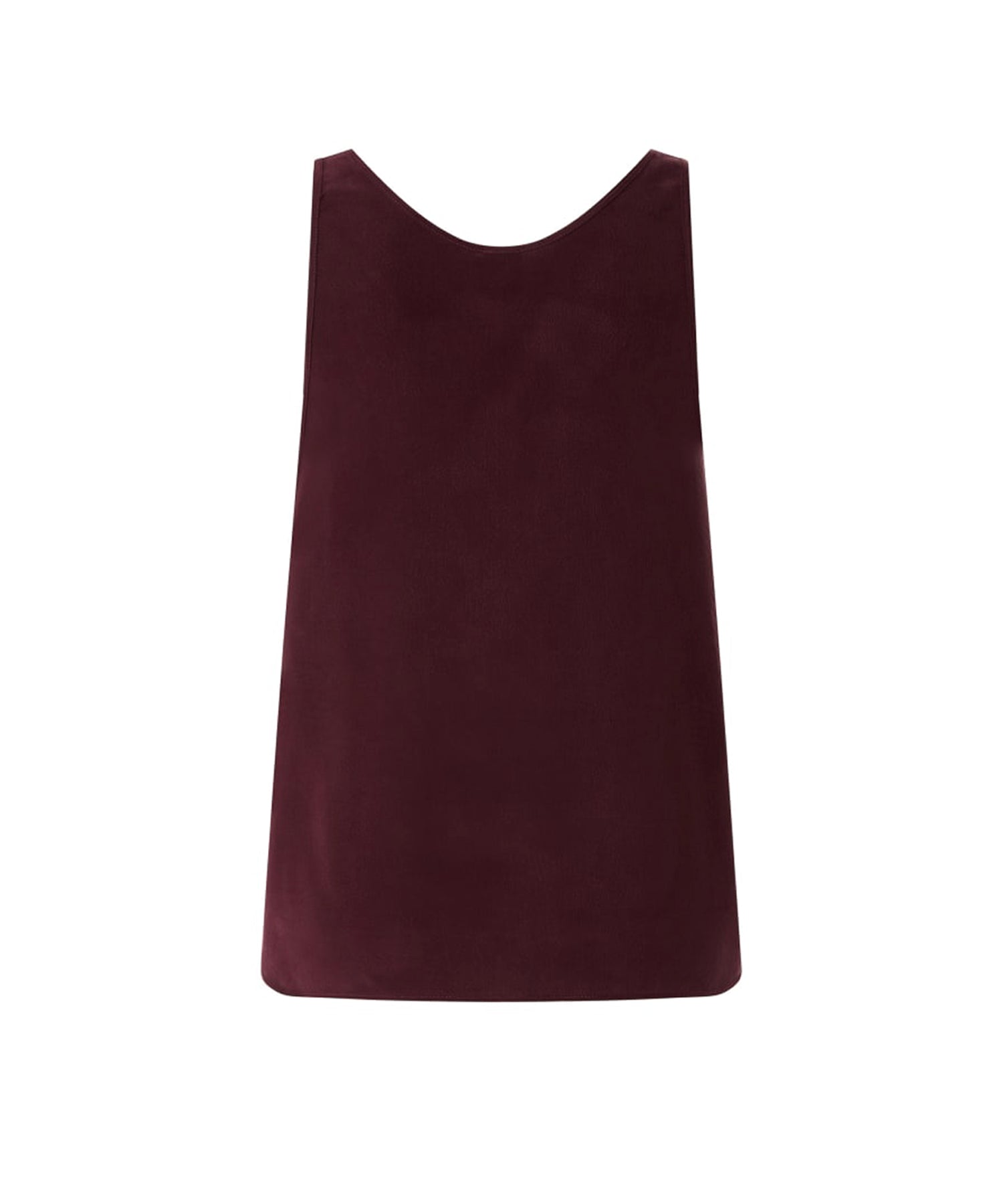 Top a canotta in seta sand wash 104670 A2T7RR7 PINKO 