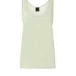 Top a canotta in seta sand wash 104670 A2T7S86 PINKO 