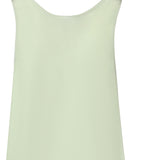 Top a canotta in seta sand wash 104670 A2T7S86 PINKO 