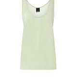 Top a canotta in seta sand wash 104670 A2T7S86 PINKO 