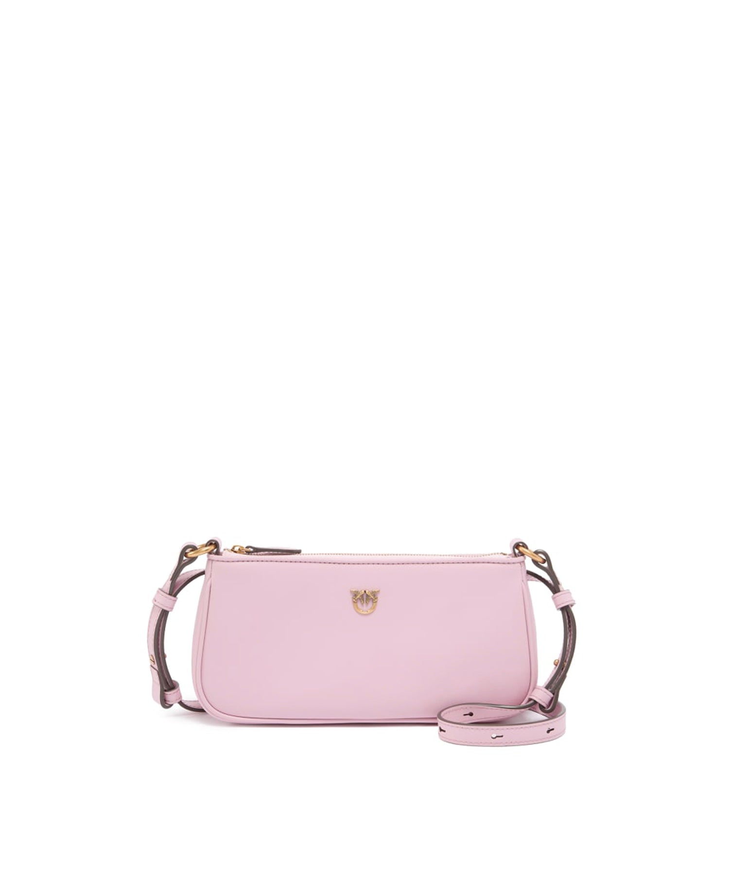 Borsa a tracolla Mini Half Moon Horizontal in pelle 105069 A0QOP26Q PINKO 