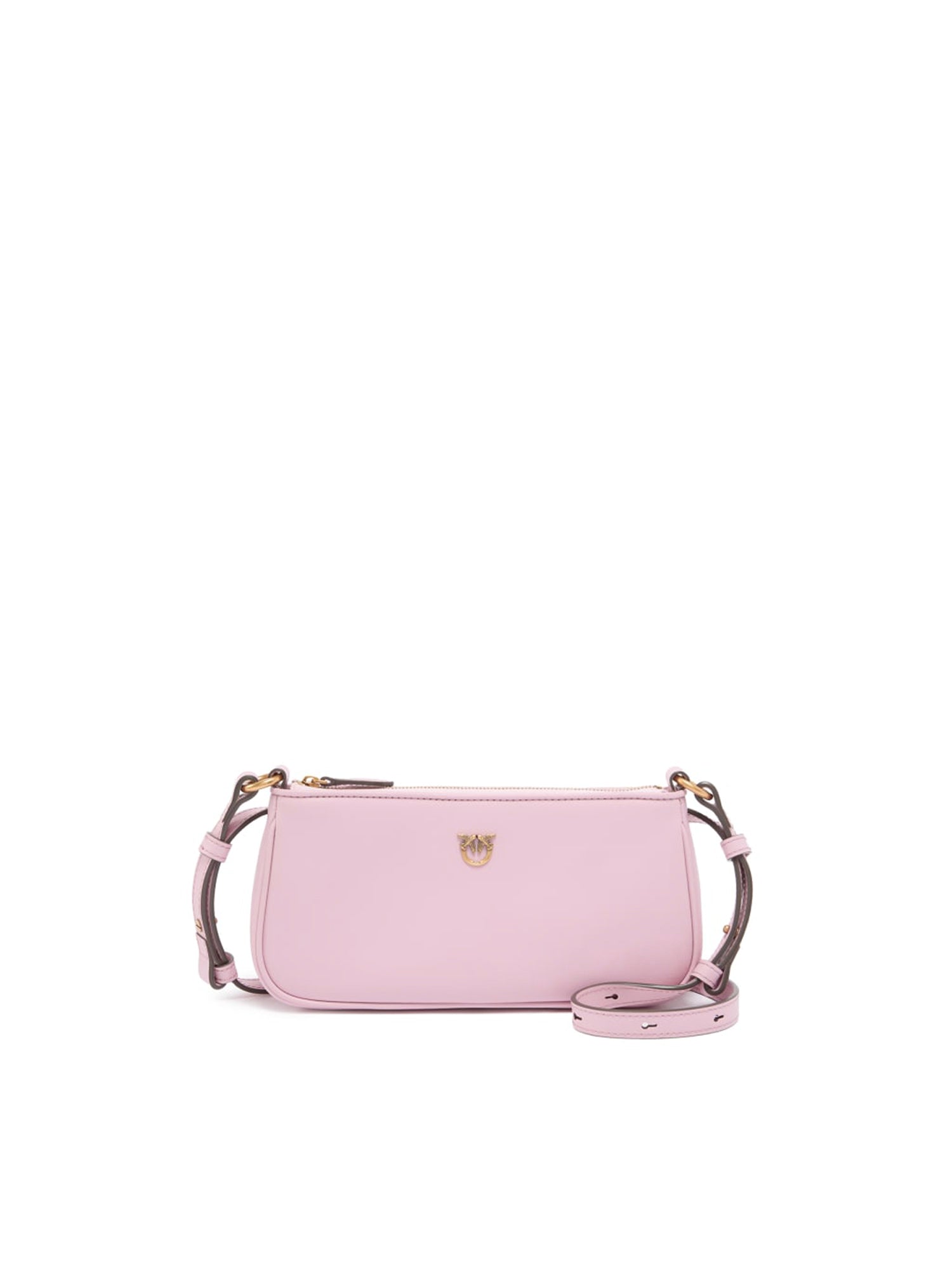 Borsa a tracolla Mini Half Moon Horizontal in pelle 105069 A0QOP26Q PINKO 