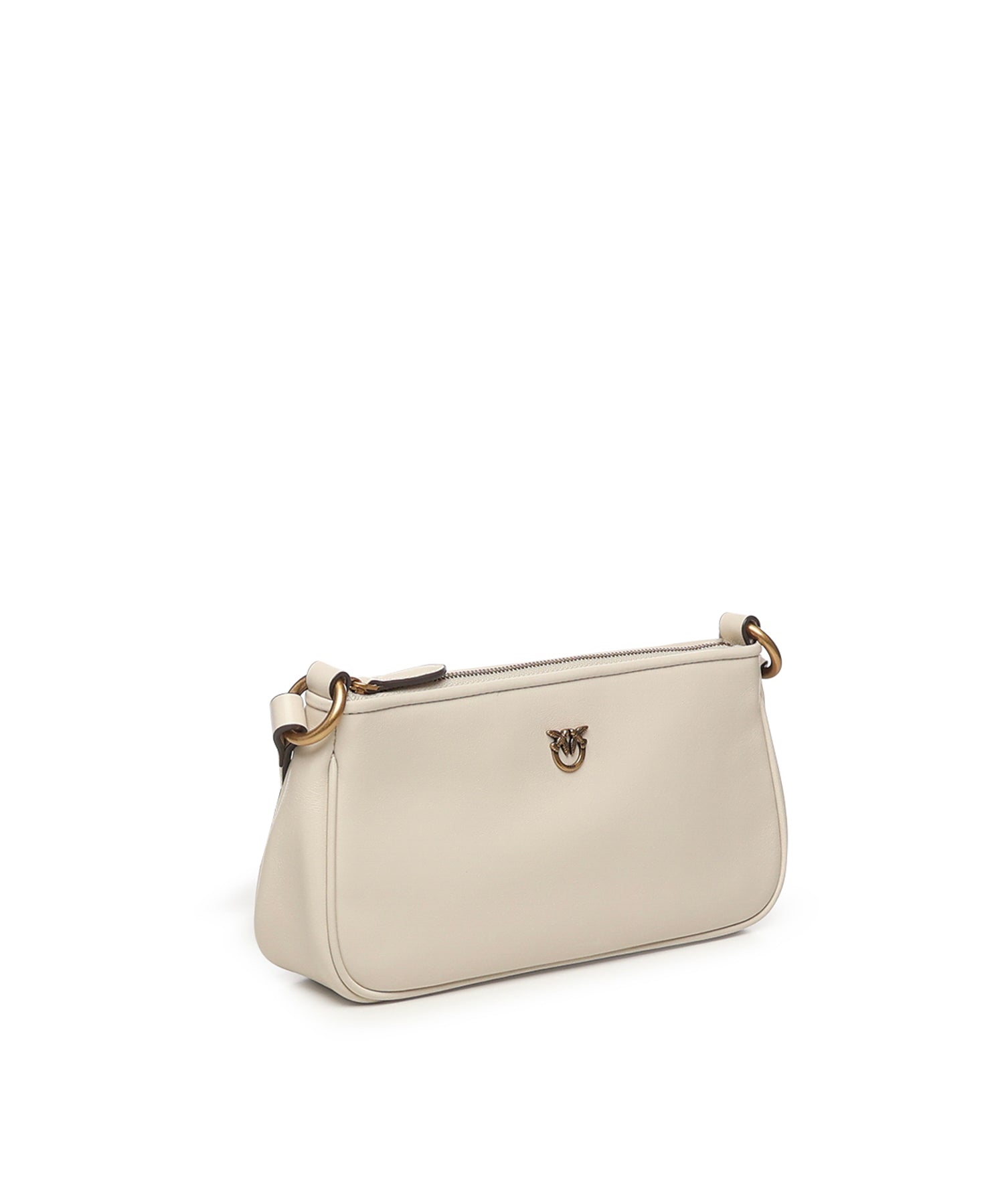 Borsa a tracolla Mini Half Moon Horizontal in pelle 105069 A0QOZ14Q PINKO 