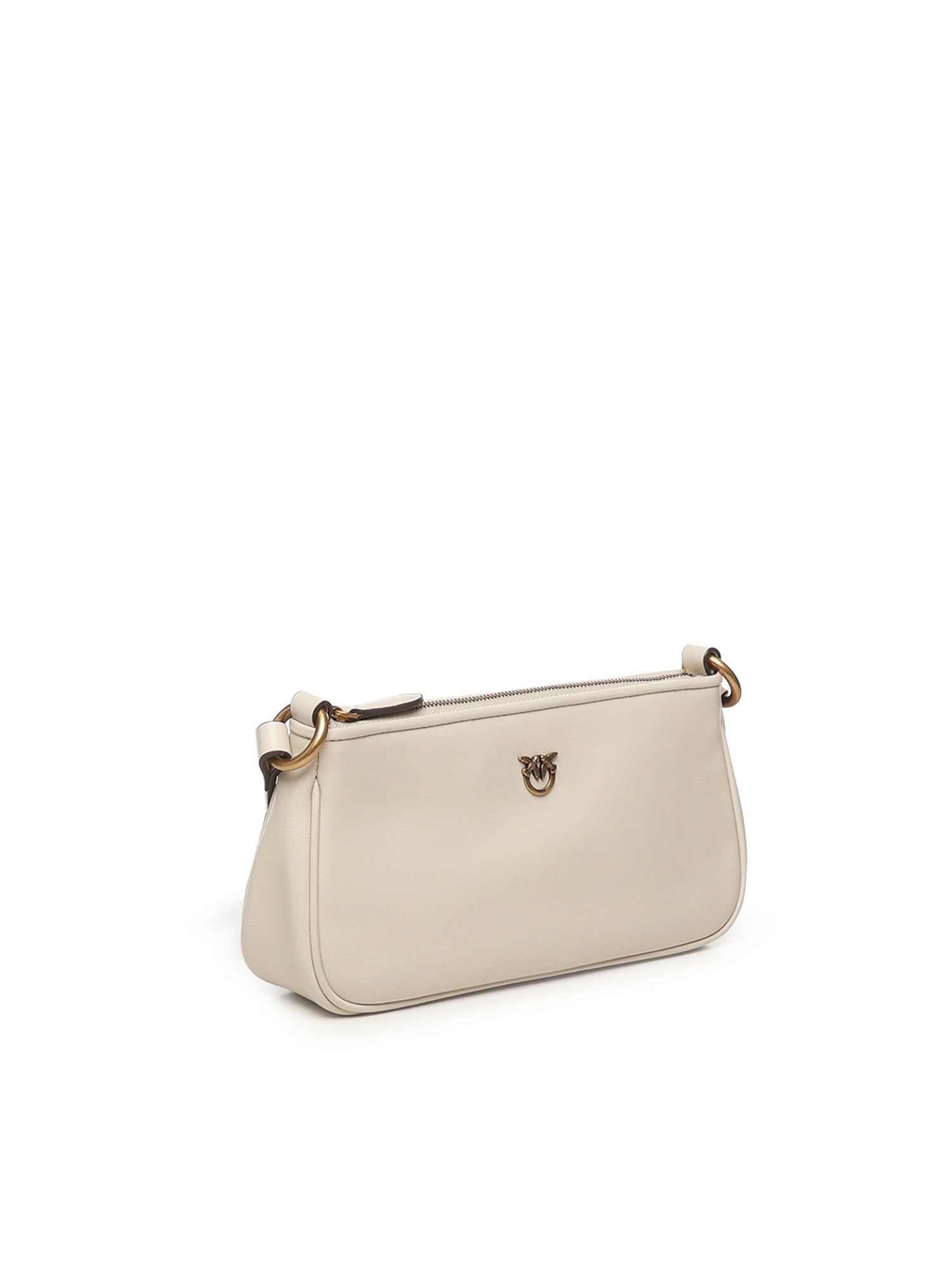 Borsa a tracolla Mini Half Moon Horizontal in pelle 105069 A0QOZ14Q PINKO 