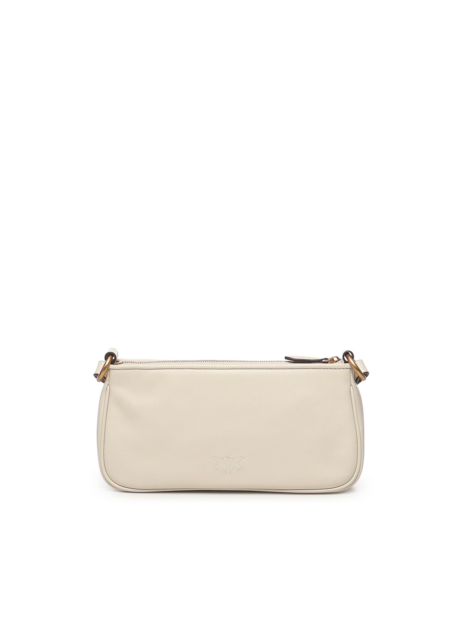 Borsa a tracolla Mini Half Moon Horizontal in pelle 105069 A0QOZ14Q PINKO 