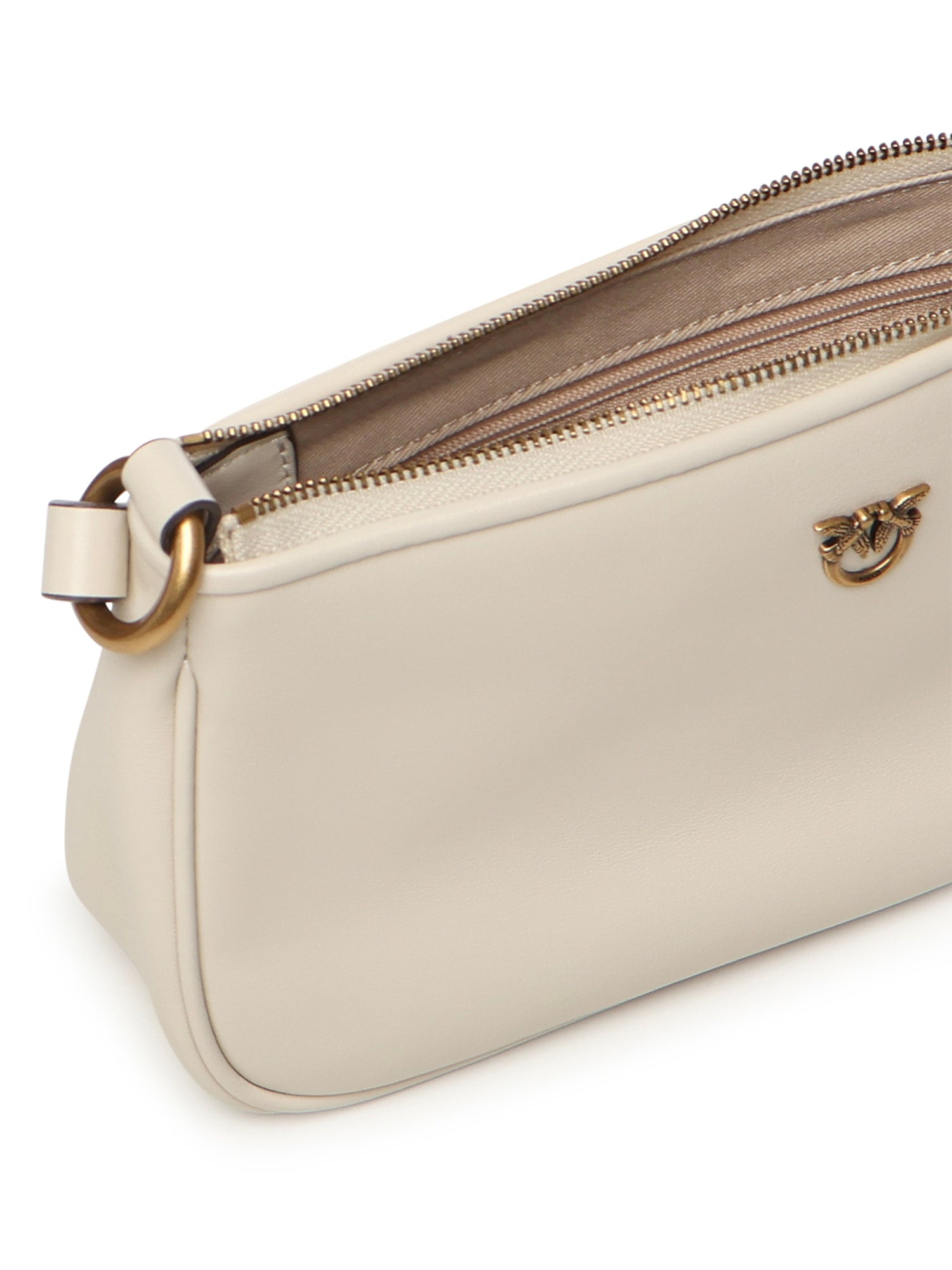 Borsa a tracolla Mini Half Moon Horizontal in pelle 105069 A0QOZ14Q PINKO 