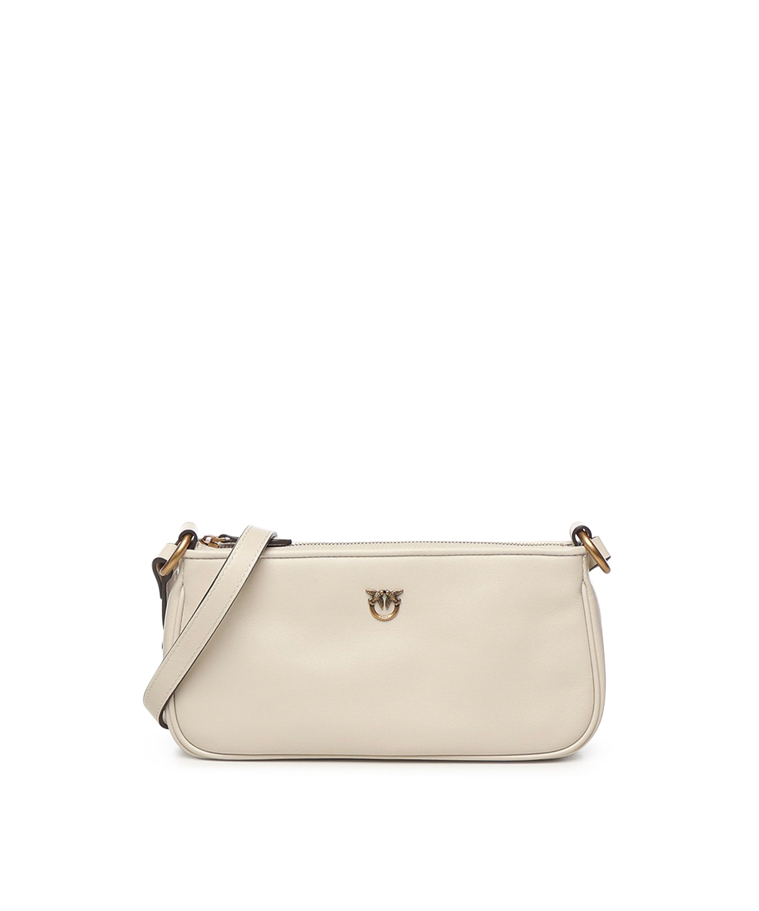 Borsa a tracolla Mini Half Moon Horizontal in pelle 105069 A0QOZ14Q PINKO 