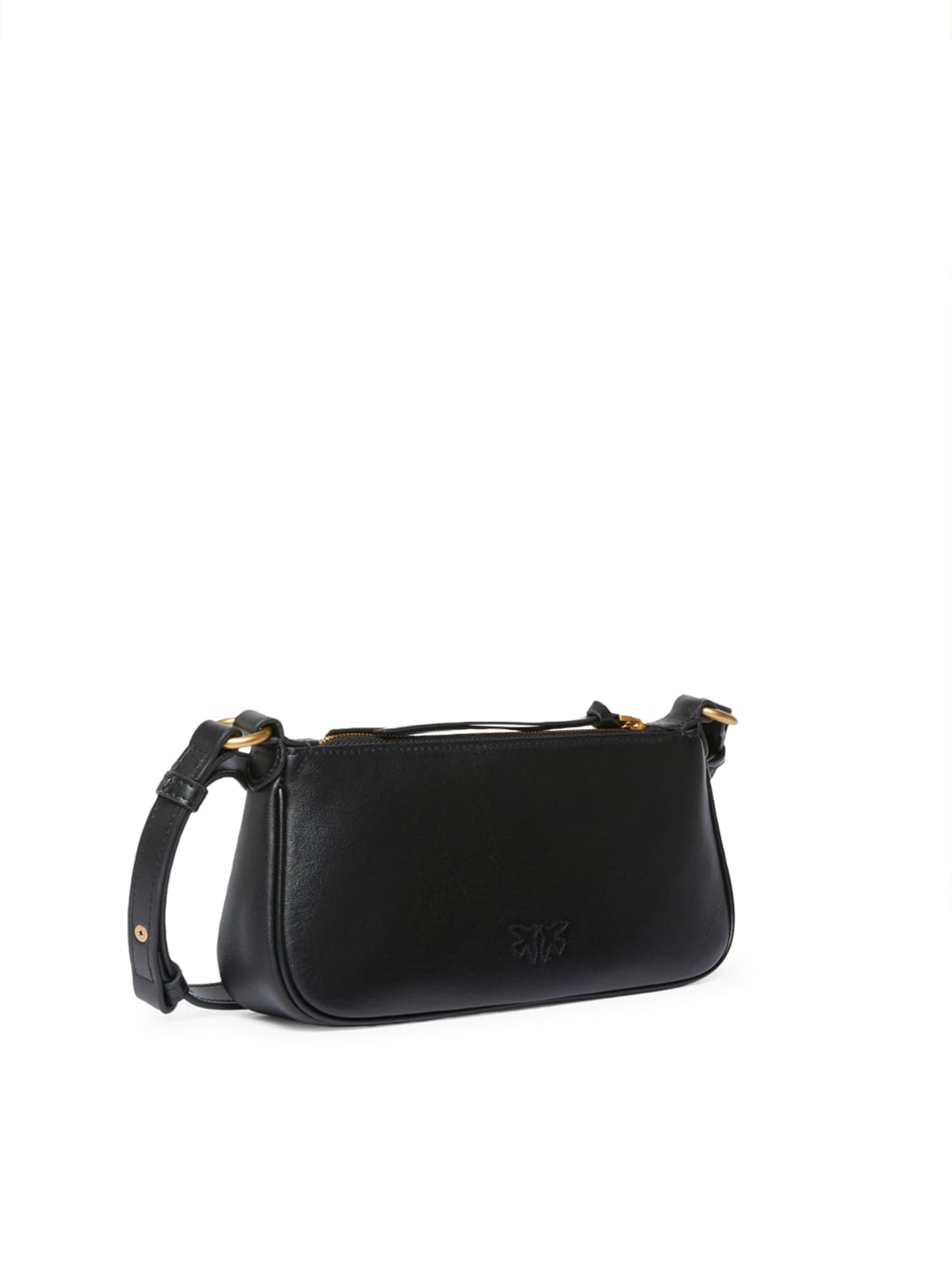 Borsa a tracolla Mini Half Moon Horizontal in pelle 105069 A0QOZ99Q PINKO 