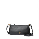Borsa a tracolla Mini Half Moon Horizontal in pelle 105069 A0QOZ99Q PINKO 