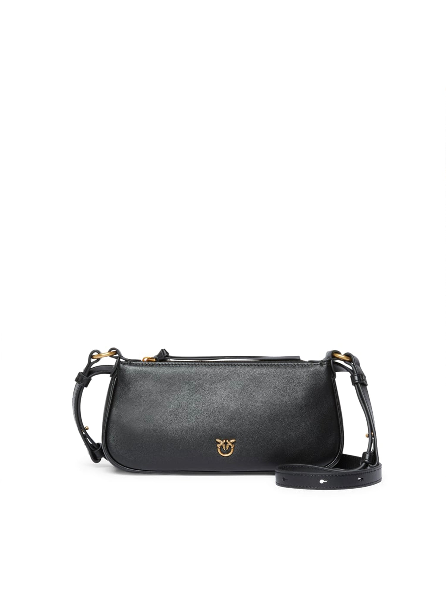 Borsa a tracolla Mini Half Moon Horizontal in pelle 105069 A0QOZ99Q PINKO 