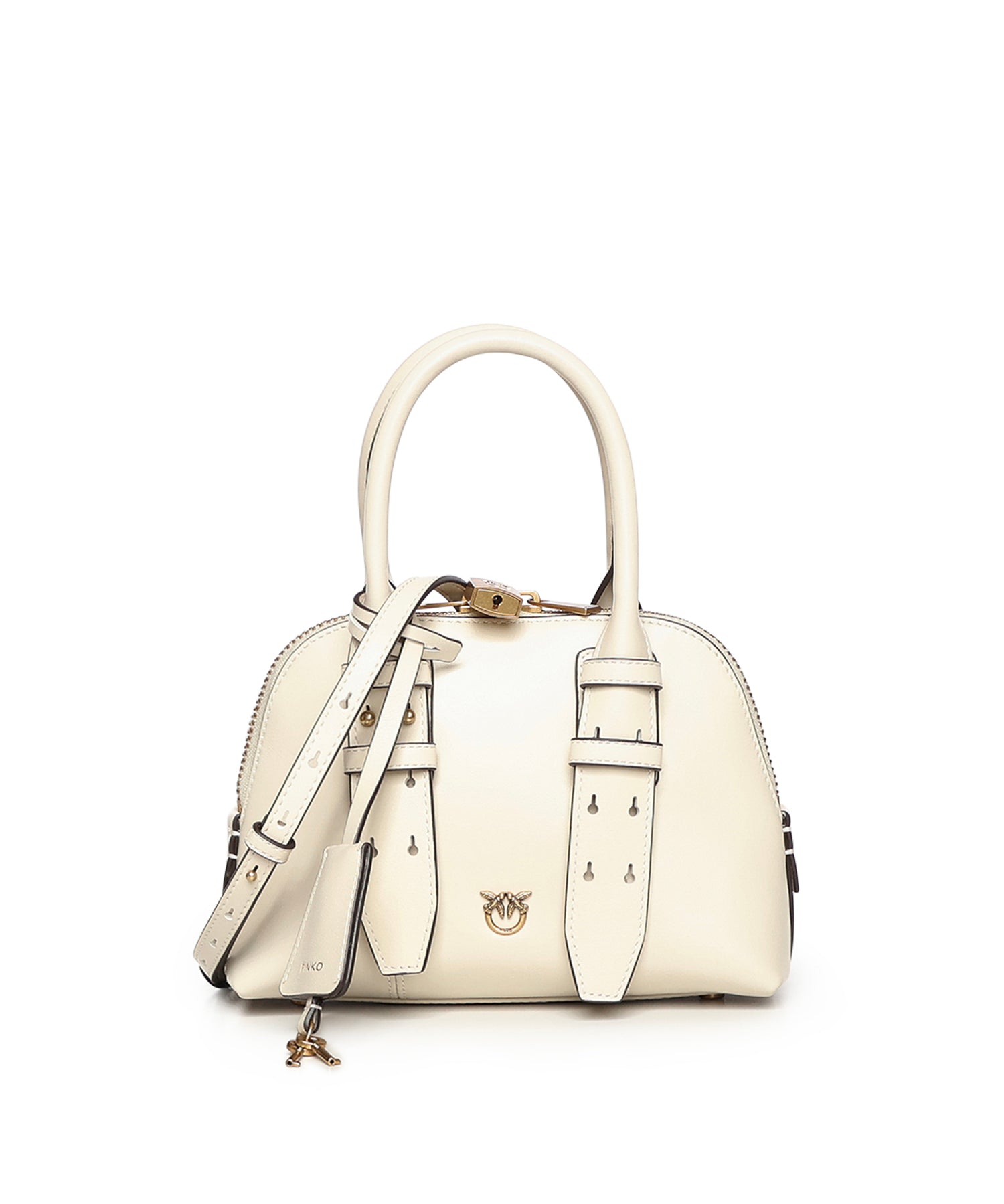Borsa a mano Escape Bag in pelle 105333 A0QOZ14Q PINKO 