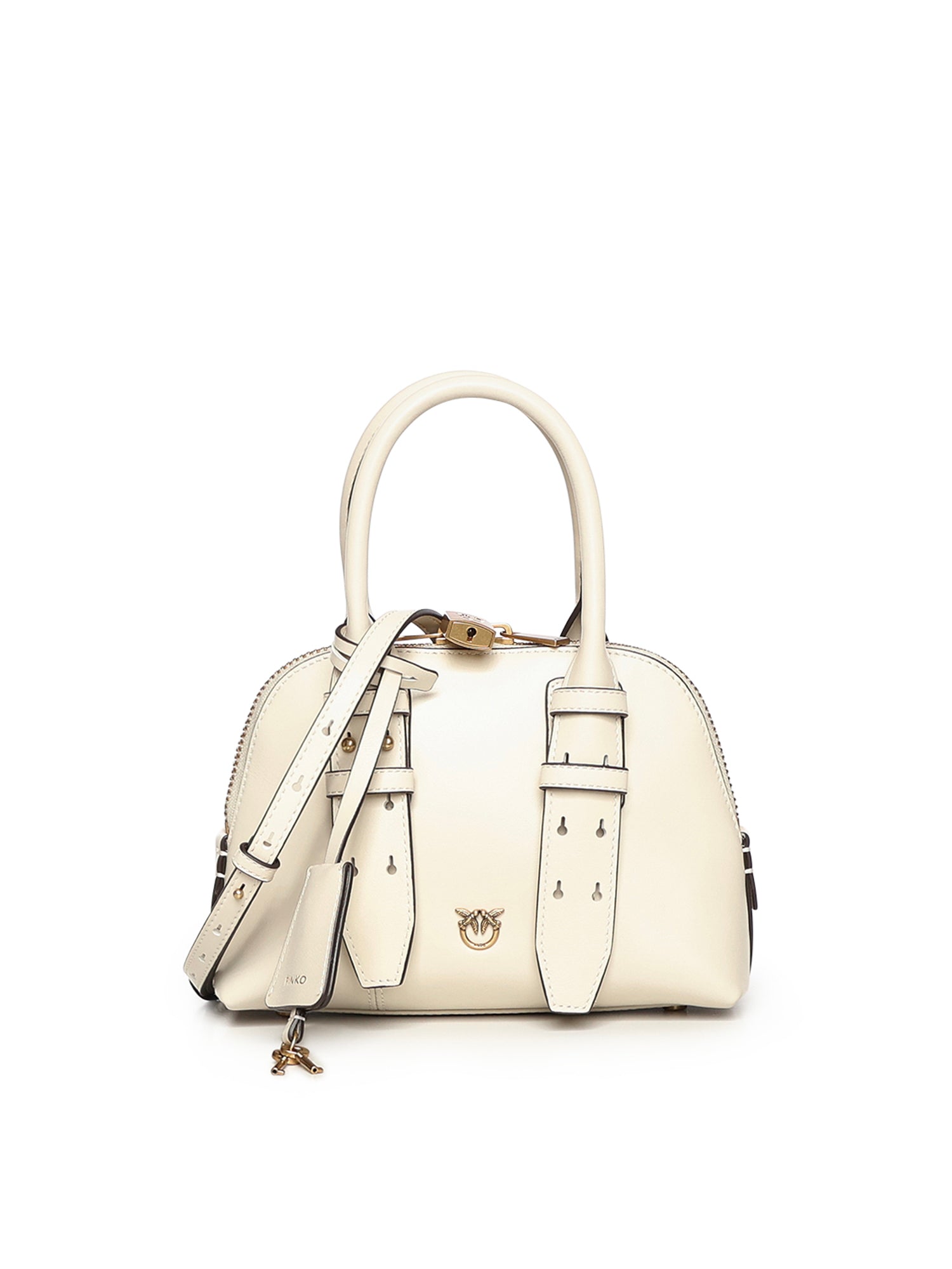 Borsa a mano Escape Bag in pelle 105333 A0QOZ14Q PINKO 