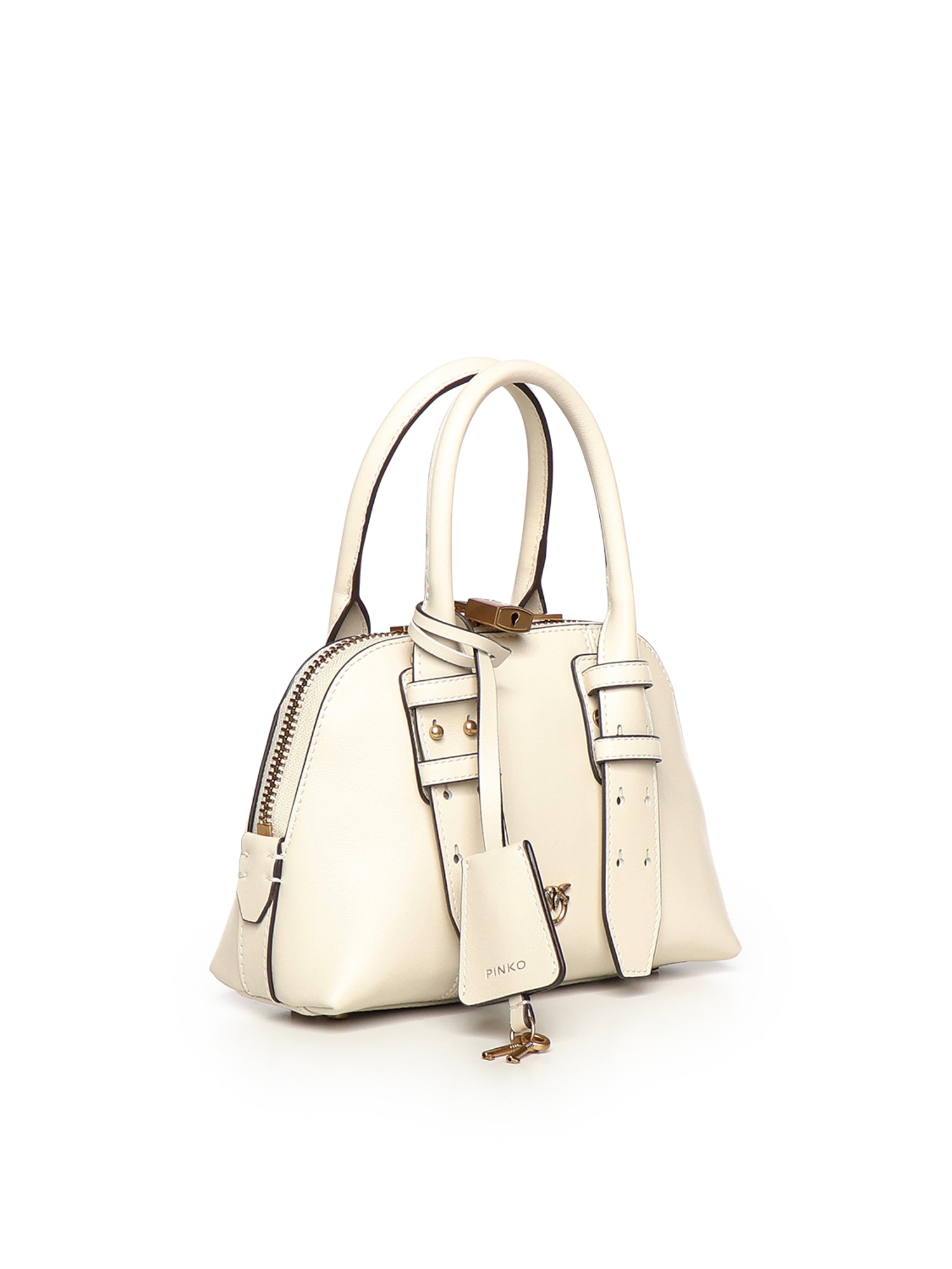 Borsa a mano Escape Bag in pelle 105333 A0QOZ14Q PINKO 