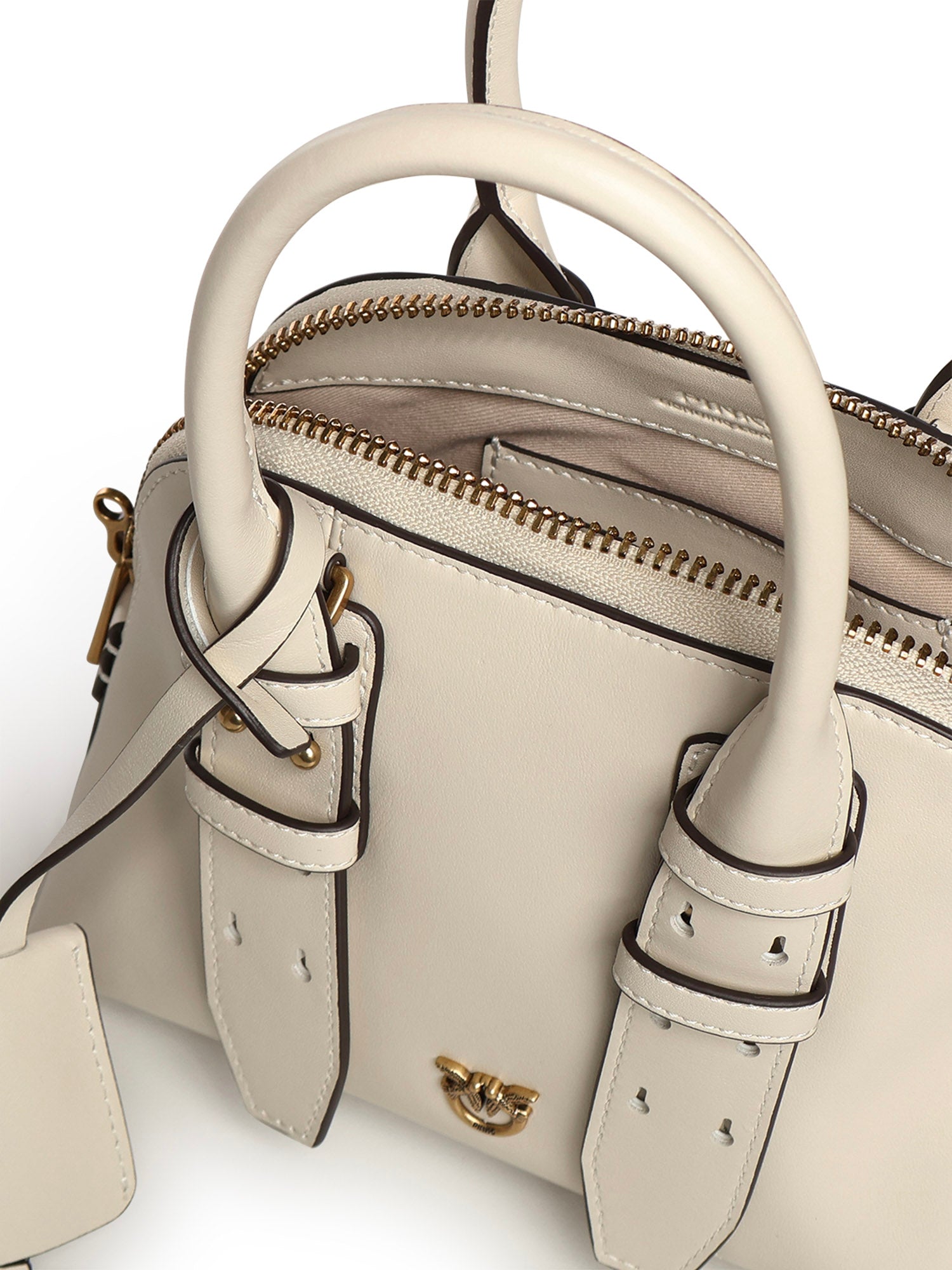 Borsa a mano Escape Bag in pelle 105333 A0QOZ14Q PINKO 