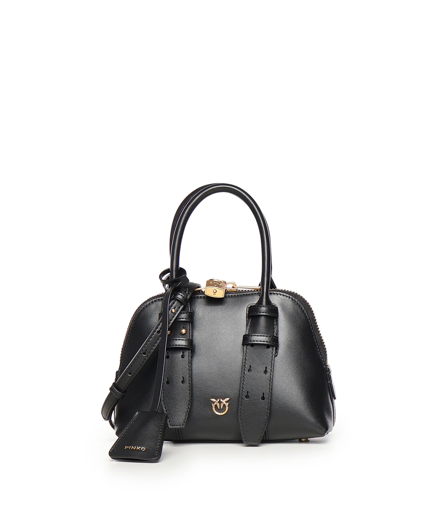 Borsa a mano Escape Bag in pelle 105333 A0QOZ99Q PINKO 