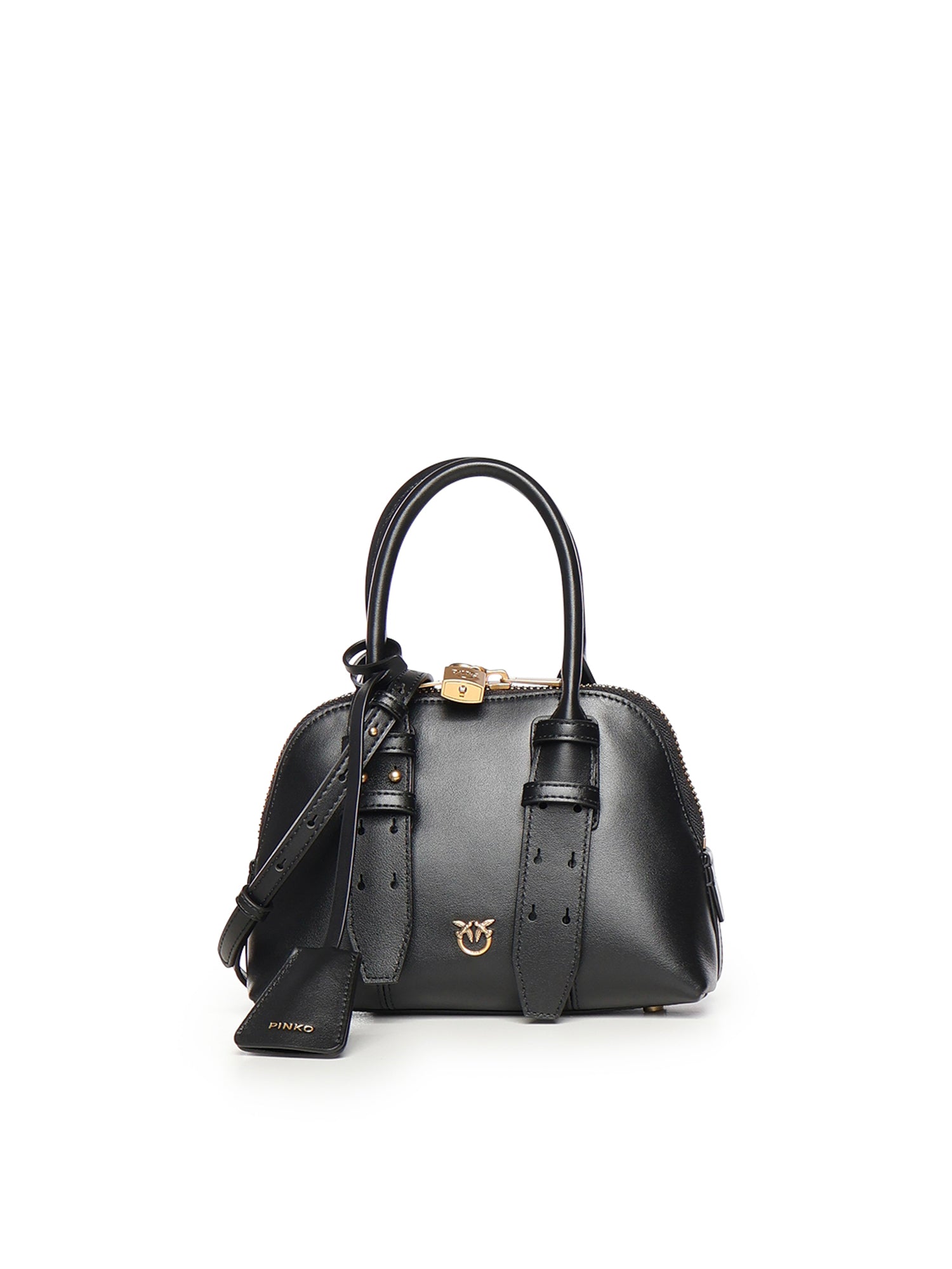 Borsa a mano Escape Bag in pelle 105333 A0QOZ99Q PINKO 