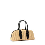 Borsa a mano Escape Bag Horizontal in rafia 105334 A1RLC24Q PINKO 