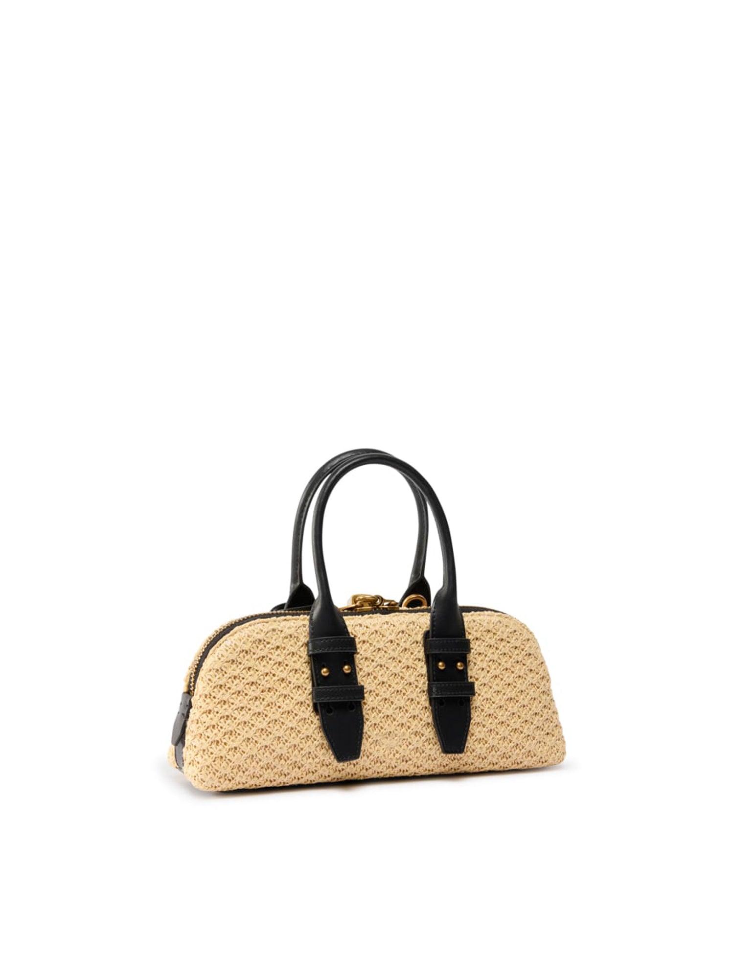 Borsa a mano Escape Bag Horizontal in rafia 105334 A1RLC24Q PINKO 