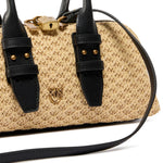 Borsa a mano Escape Bag Horizontal in rafia 105334 A1RLC24Q PINKO 