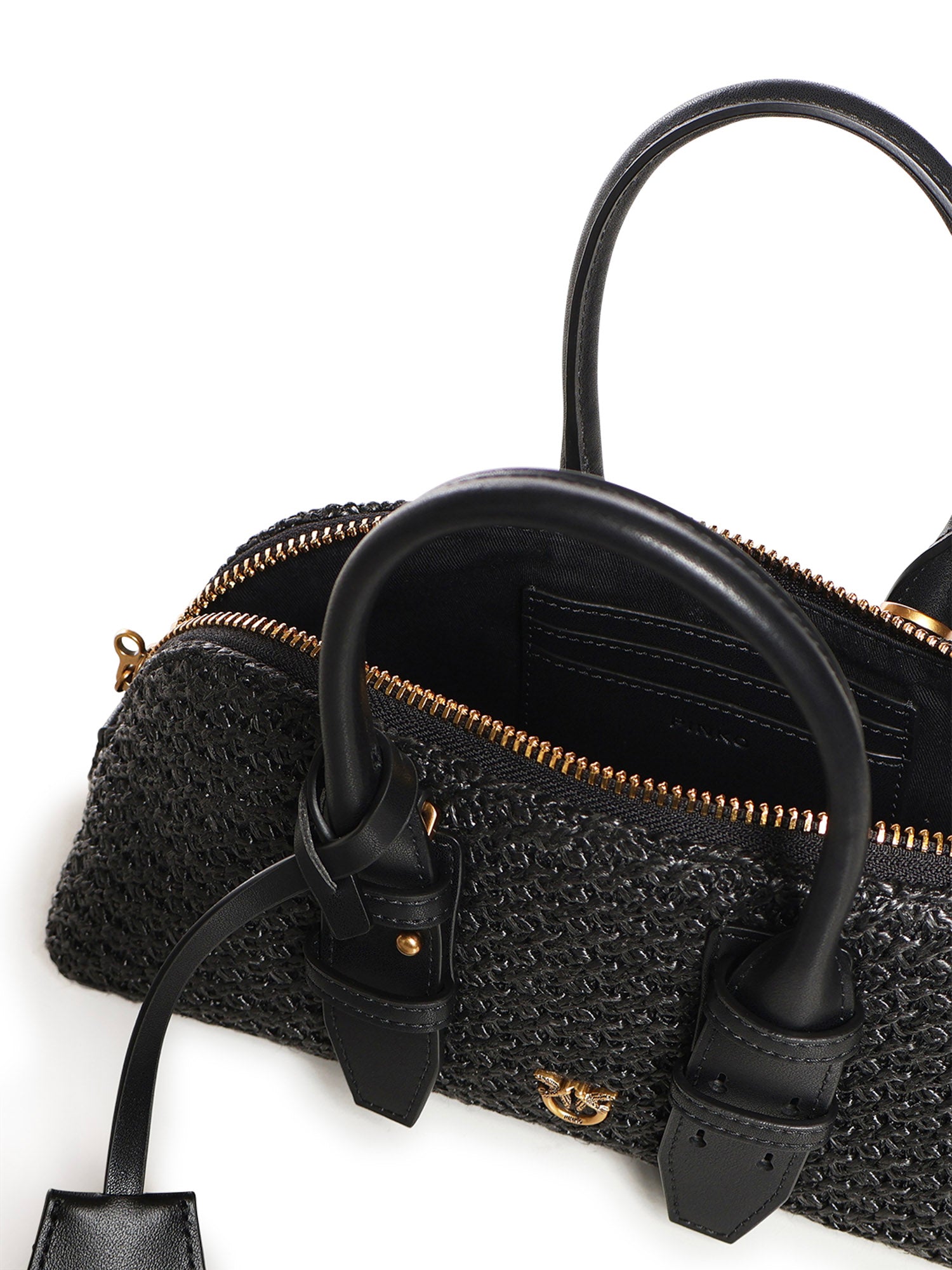 Borsa a mano Escape Bag Horizontal in rafia 105334 A1RLZ99Q PINKO 