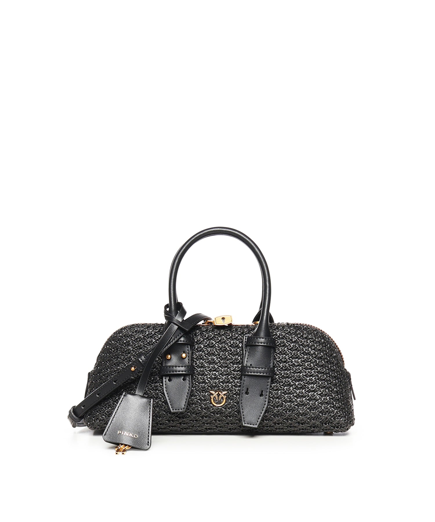 Borsa a mano Escape Bag Horizontal in rafia 105334 A1RLZ99Q PINKO 