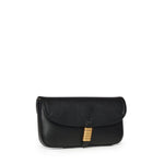 Borsa a spalla media Saddle Flat in pelle 105349 A1ZXZ99Q PINKO 